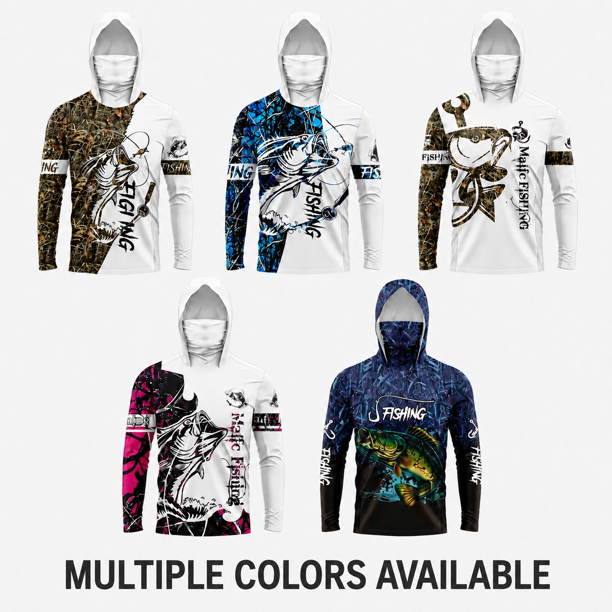 Fishing Shirt Uv Protection - MALFC 1PC Heren Hood Fishing Shirt