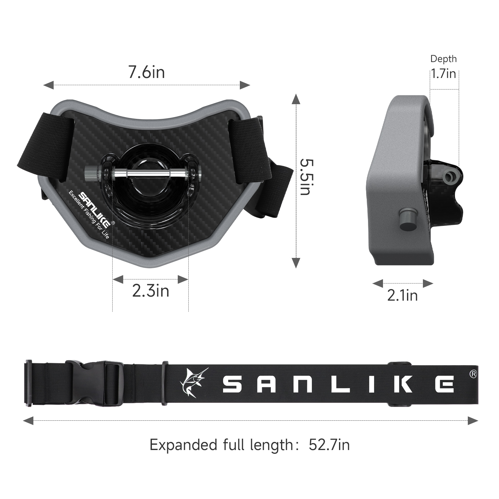 Sanlike Vissen Vechten Riem He - Fishing Belt recensie en prijs