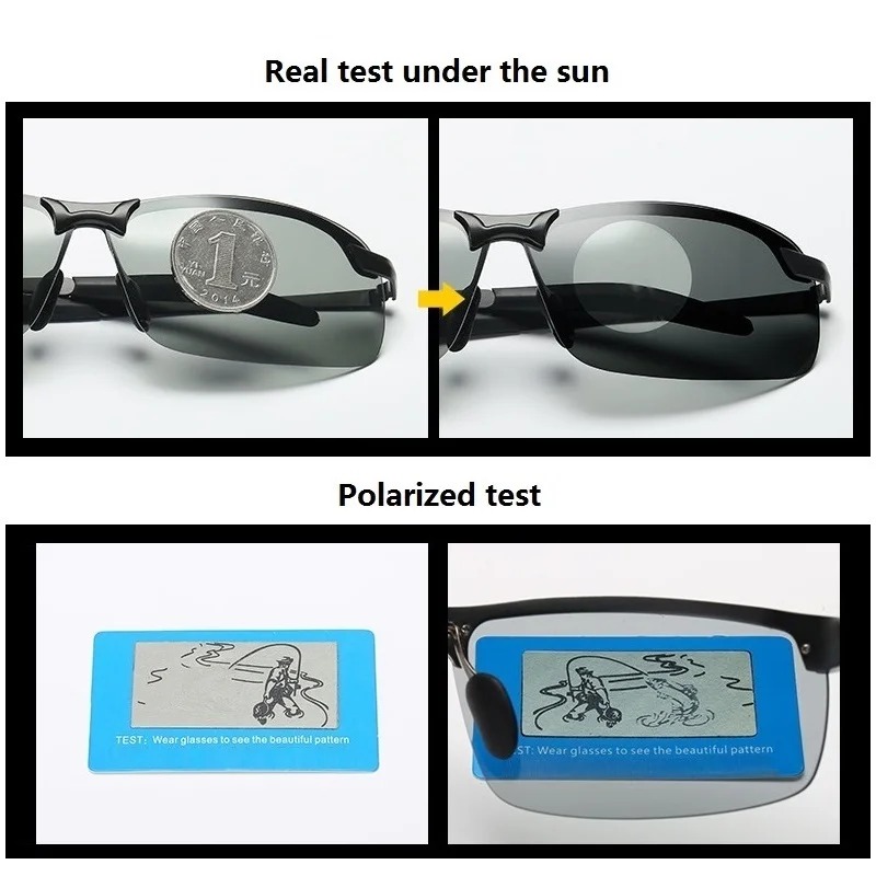 Herren Photochromic Polarized  - Fishing Sunglasses Polarized recensie en prijs