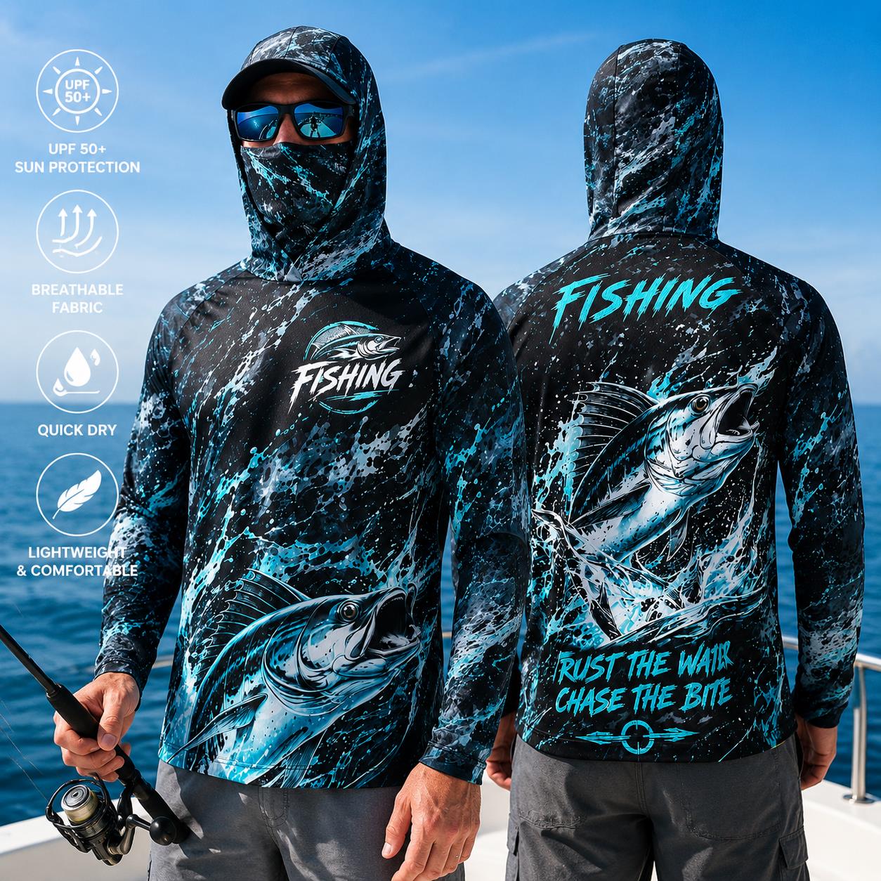Snel drogende, ademende heren  - Fishing Hoodie recensie en prijs