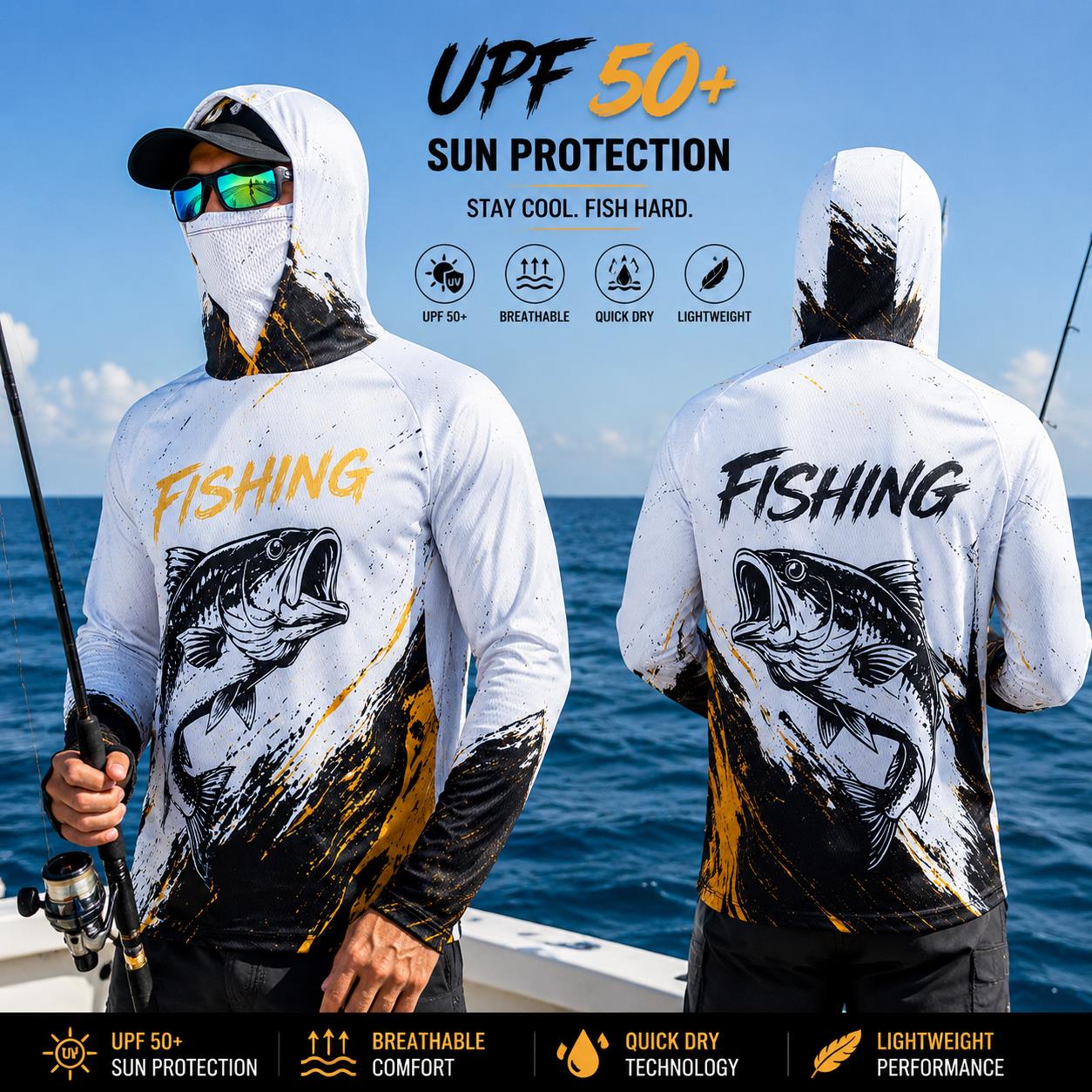 Snel drogende, ademende heren  - Fishing Hoodie recensie en prijs